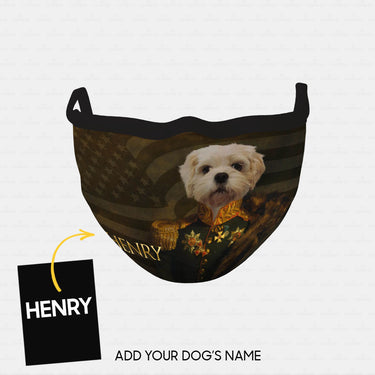 Personalized Dog Gift Idea - Royal Dog's Portrait 5 For Dog Lovers - Cloth Mask